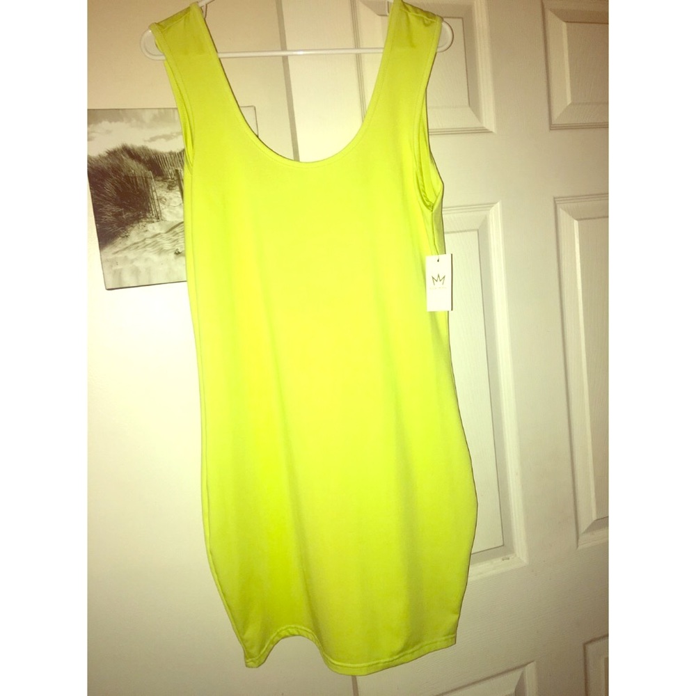 Nicki Minaj Lime Green Tank Dress